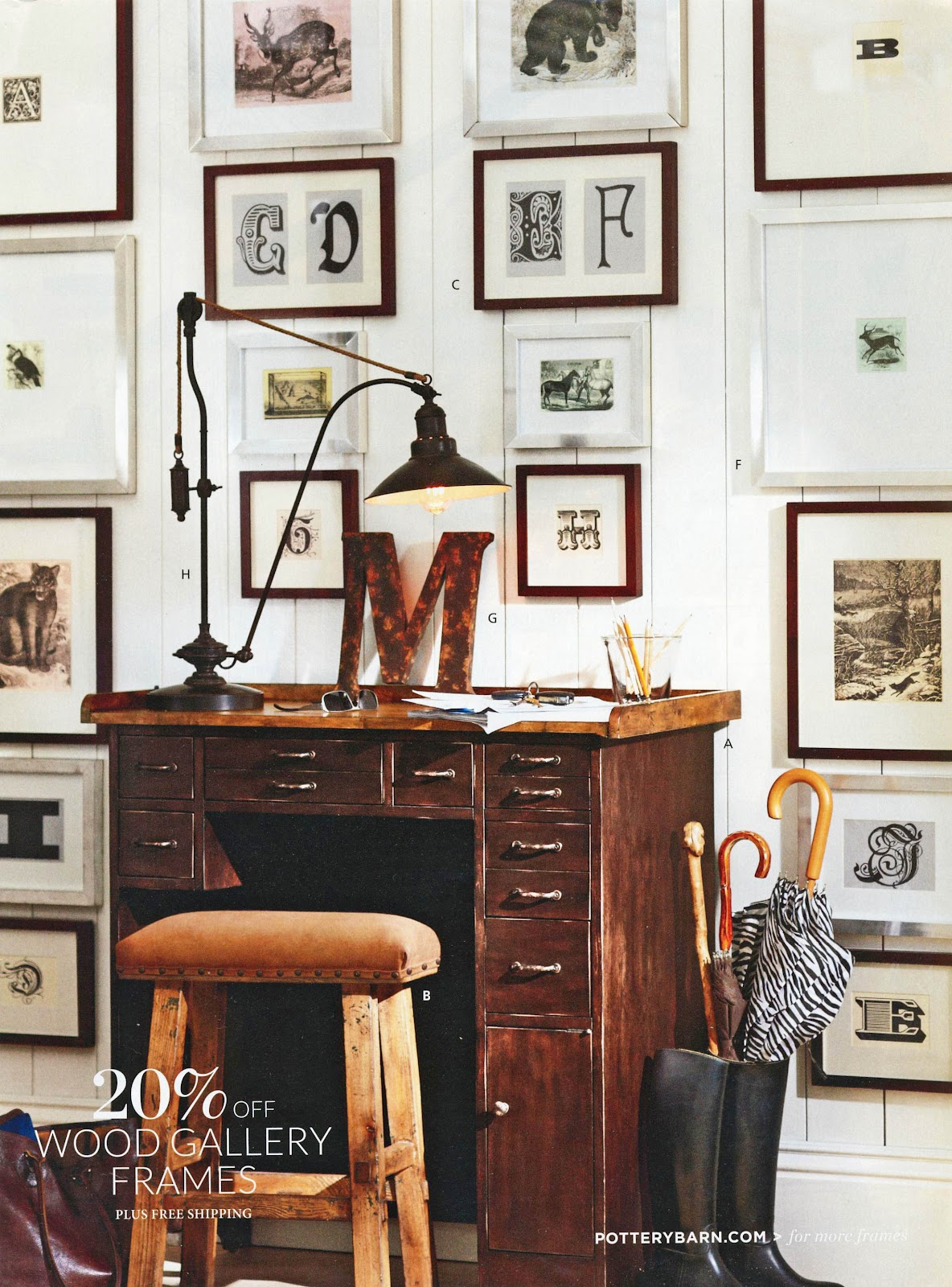 Creating Wonderful Spaces Pottery Barn Inspired Gallery Wall!